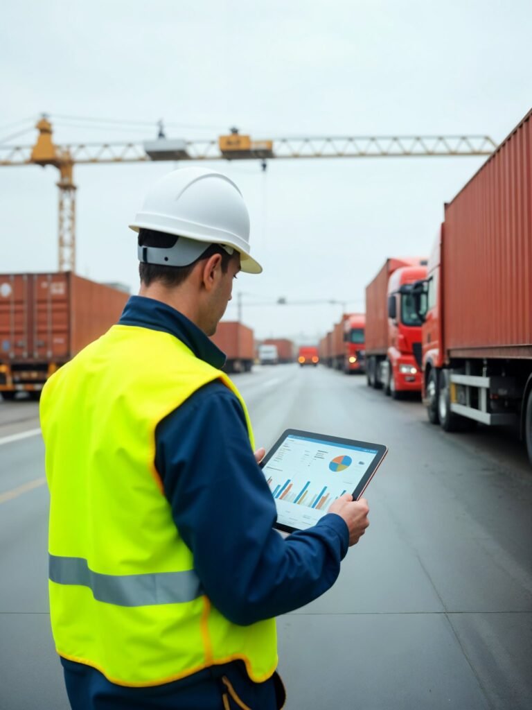 Equipe de logística da Via Importer